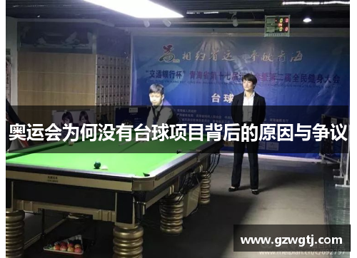 奥运会为何没有台球项目背后的原因与争议 奥运会为何没有台球项目背后的原因与争议